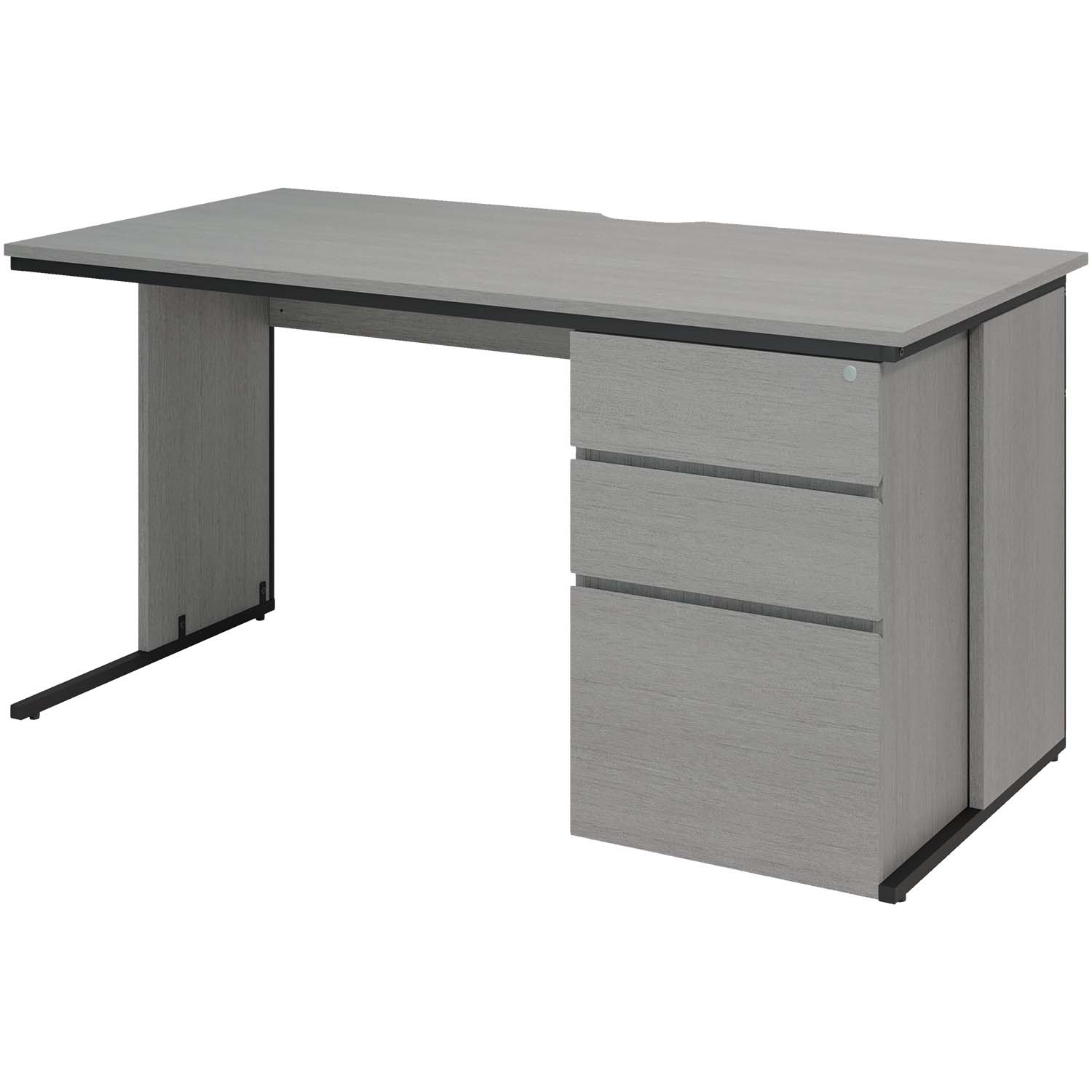 ①オフィス片袖デスク 1400x700x700