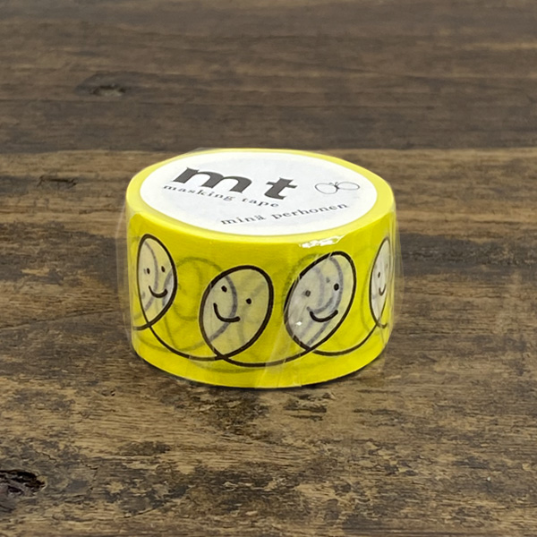mt（エムティー） mt×ミナペルホネン マスキングテープ smile・yellow