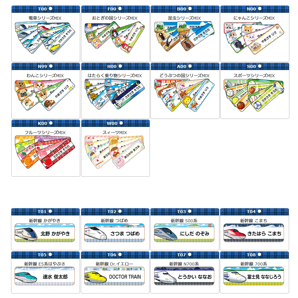お試し ミニサイズお名前シールB キャラクター柄 : ギターパンダのお