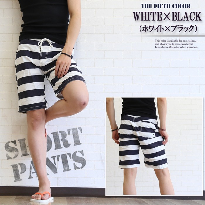 FIED ホワイト 水着 28サイズ サーフパンツ プール 海水浴オシャレ