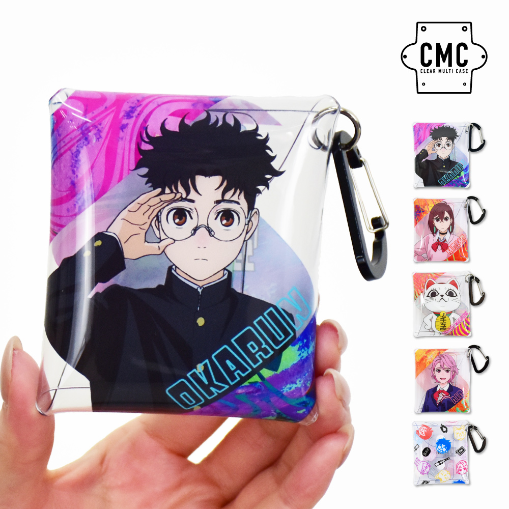 ダンダダン クリアポーチ 小物入れ 定期入れ イヤホン airpods/pro