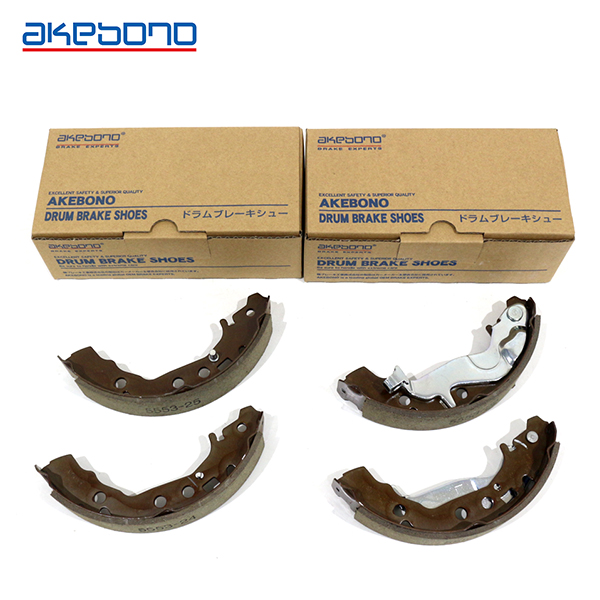 曙 AKEBONO ブレーキシュー 前後セット NN5553F NN5553R フロント