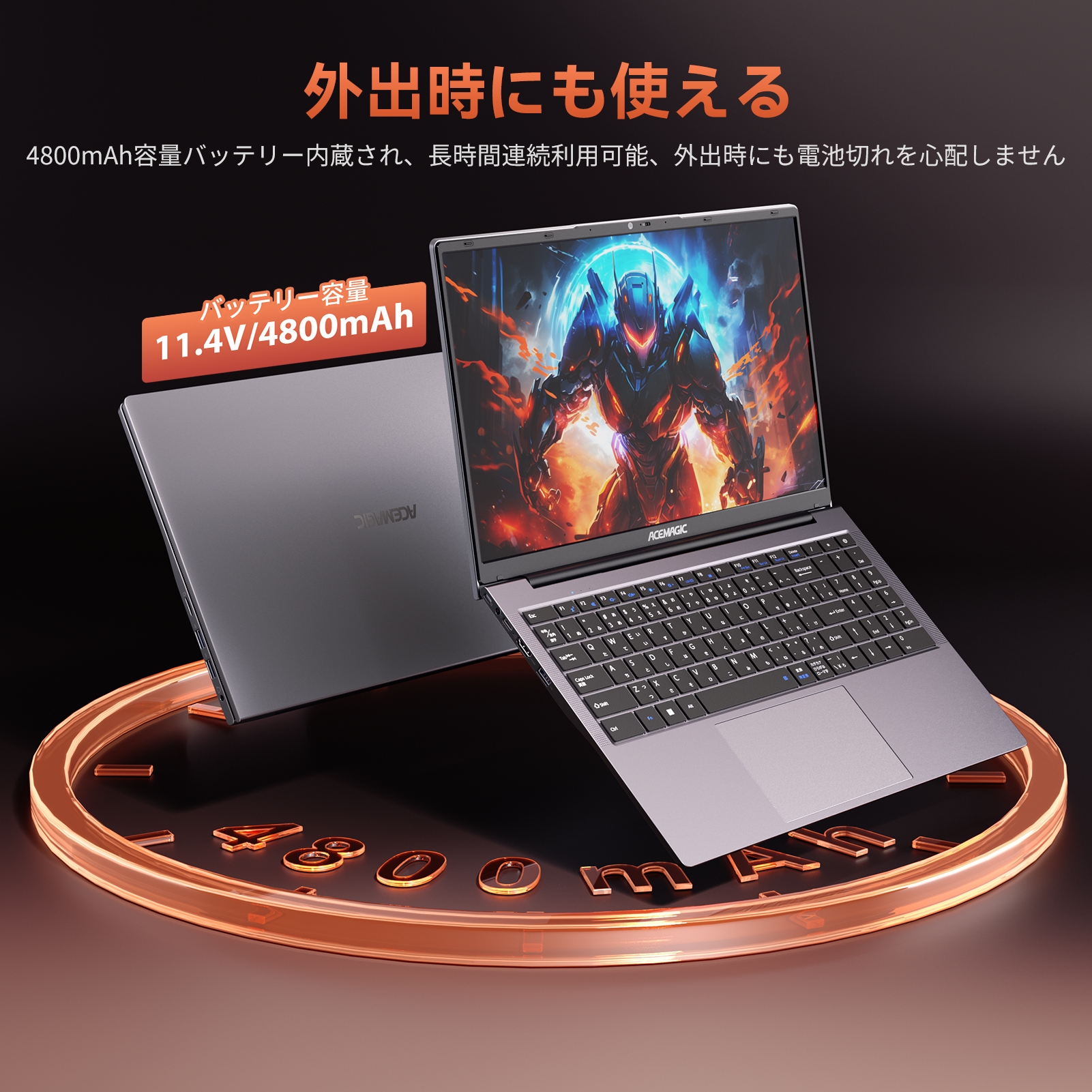 ノートパソコン AMD Ryzen5 7430U ノートPC 6C12T 15.6インチ メモリ