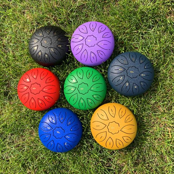 ブラック タンドラム スチールタンドラム ハンドパン スタンダード C