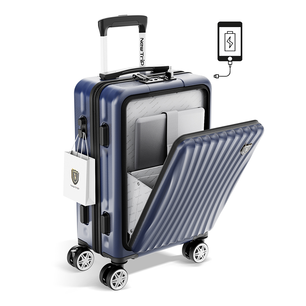 New Trip スーツケース フロントオープン キャリーケース 機内持ち込み