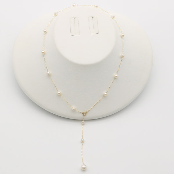 真珠 パール ネックレス あこや真珠 4.5mm-5mm ホワイトカラー ベビー