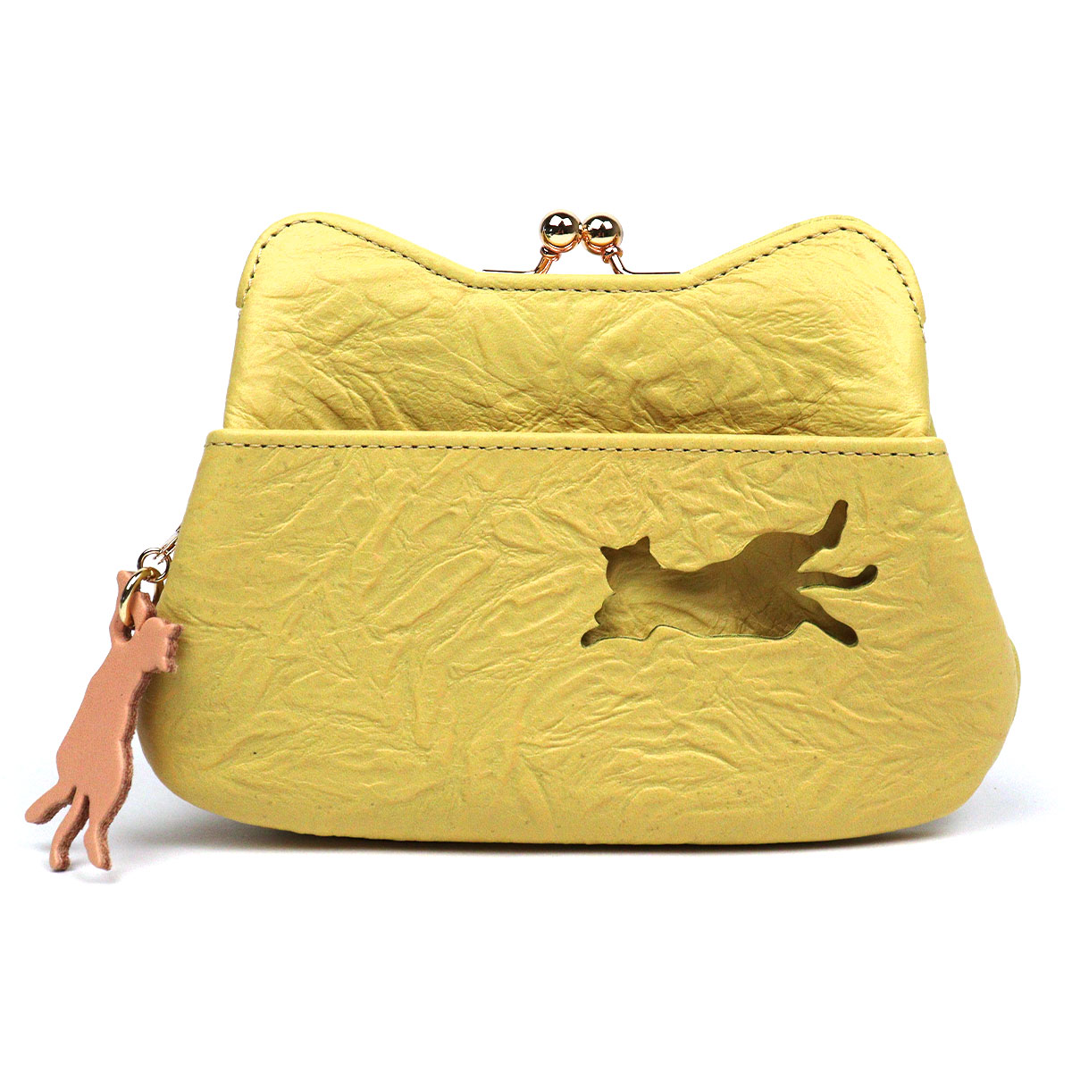 aoneco アオネコ がま口ミニ財布 保護ネコ支援 an002 猫 ねこ