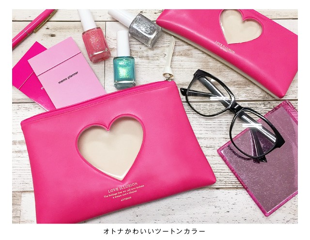 ハートウィンドウポーチ [m]おすすめ かわいい デザイン おしゃれ