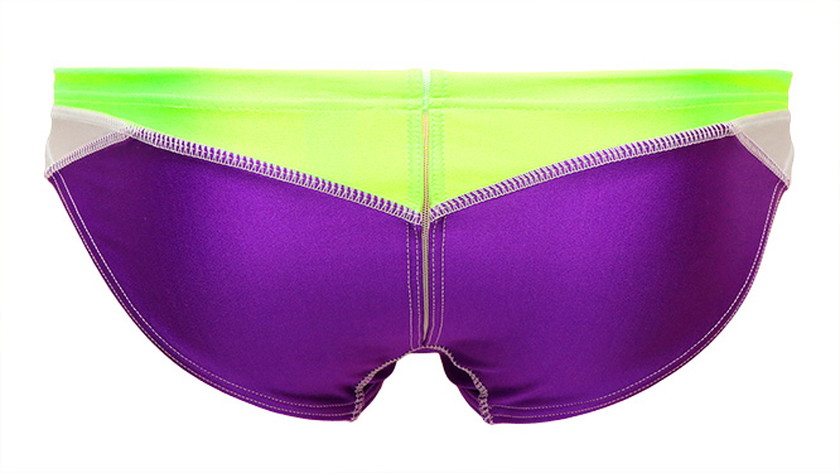 AQUX スーパーローライズビキニ M パープル AQUX/アックス Deco-Line B