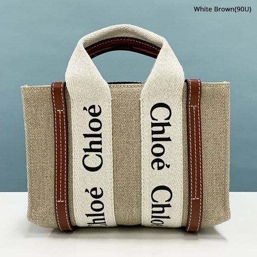 Chloe（クロエ） 人気 トートバッグ リボン キャンパス “woody