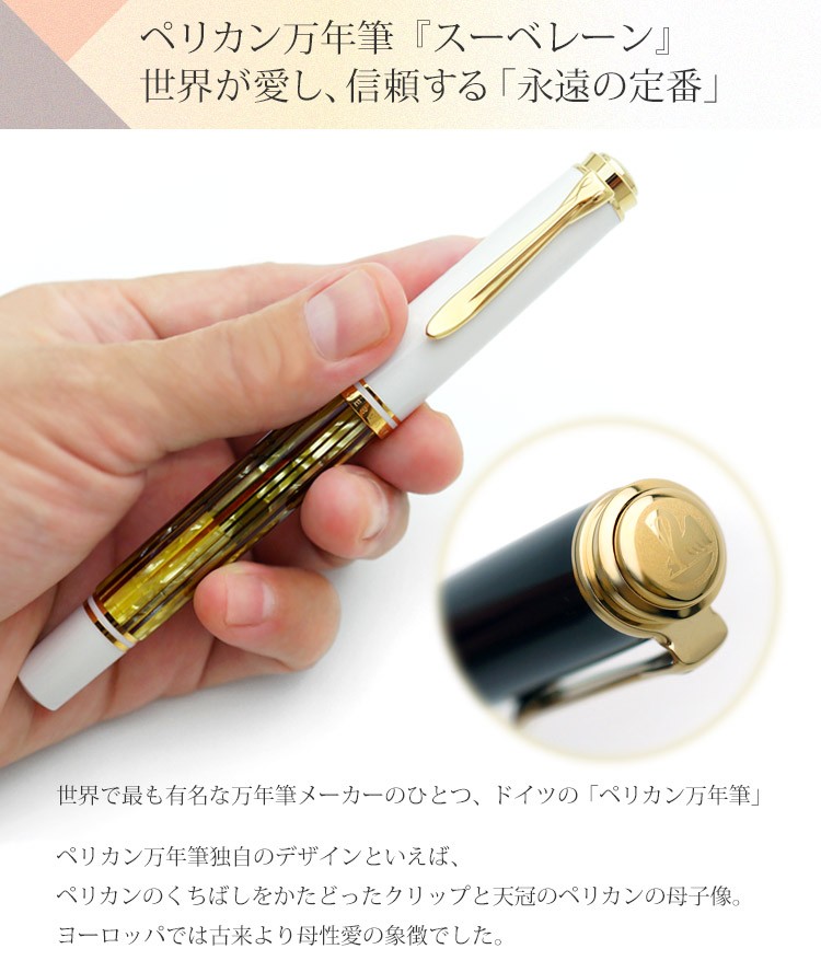Pelikan（ペリカン） 万年筆 名入れ スーベレーンM400 ギフトBOX