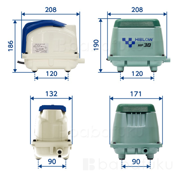 浄化槽ブロア テクノ高槻 XP-40 / 浄化槽ブロアー : エアーポンプ馬場