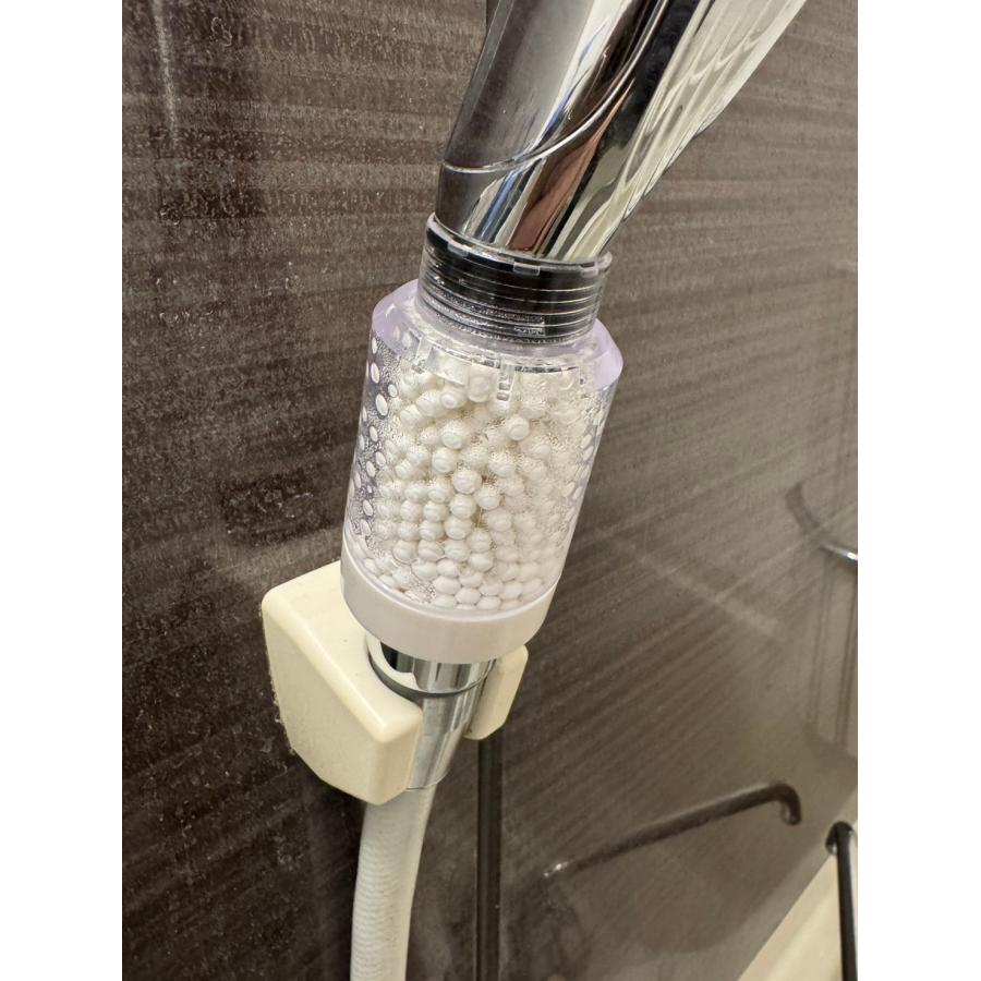 塩素除去 シャワーヘッド カートリッジ カルキ フィルター 日本製 Ver