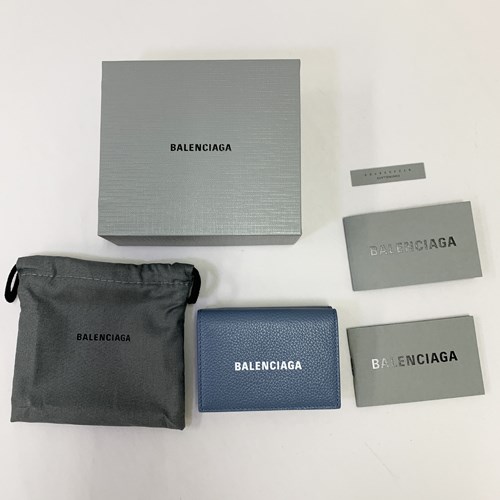 BALENCIAGA（バレンシアガ） 財布 小物 CASH ミニウォレット ブラック
