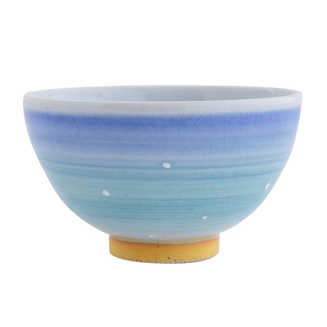 BISQUE 茶碗 そらのいろ グラデーション 波佐見焼 おしゃれ 飯碗 磁器
