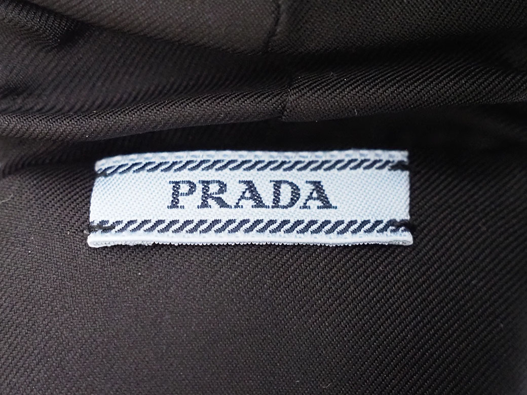 PRADA（プラダ） シルク アイマスク ブラック トラベルマスク 1RT004