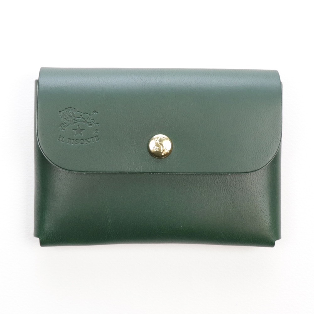 IL BISONTE（イルビゾンテ） 財布 二つ折り がま口 小銭入れ付き