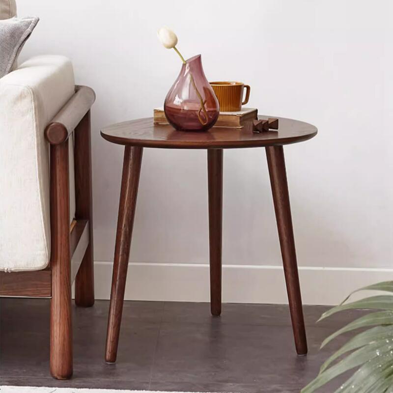 サイドテーブル ネストテーブル ツインテーブル 2個セット ブラウン