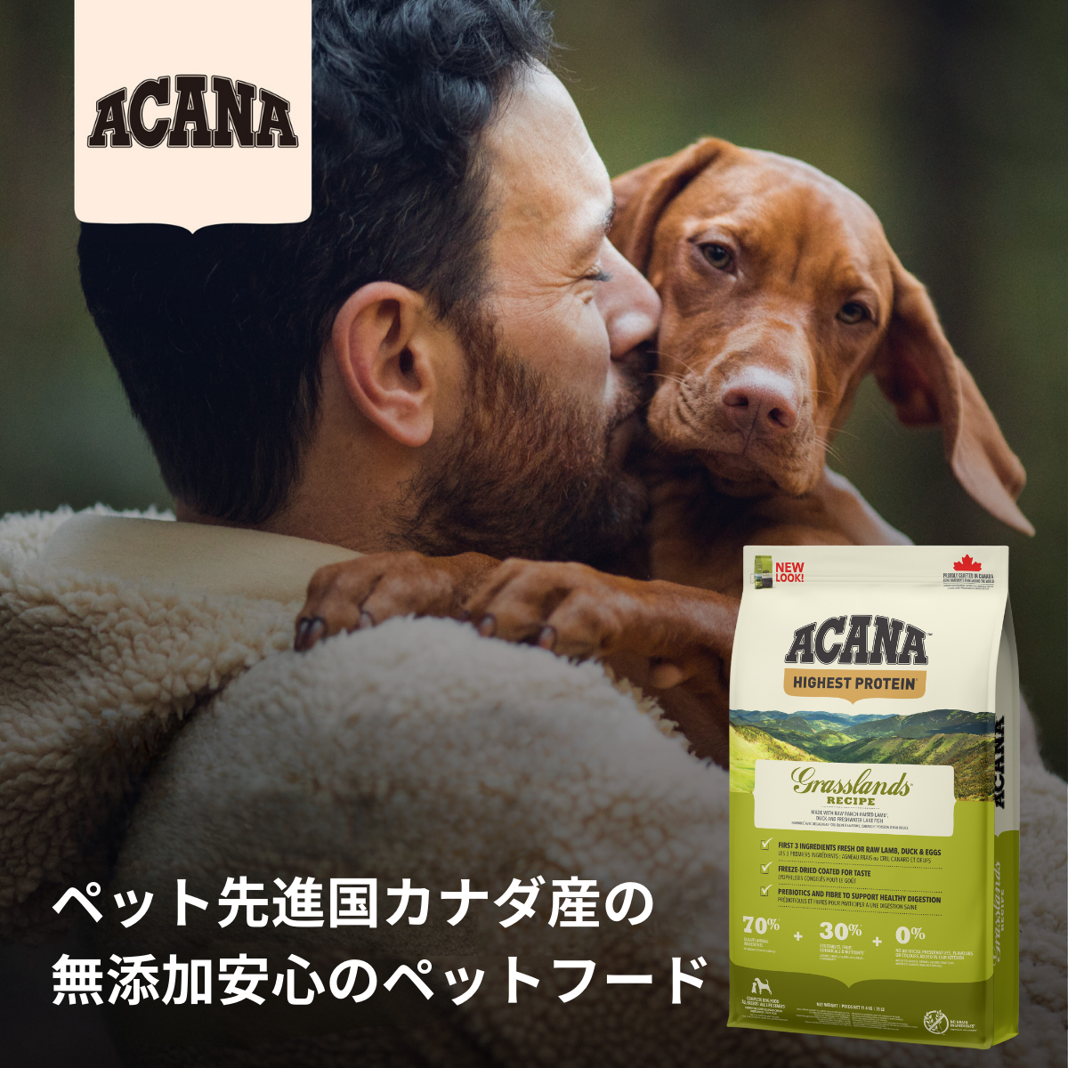ACANA（アカナ） パピーラージブリードレシピ 11.4kg 無添加 大粒 大型