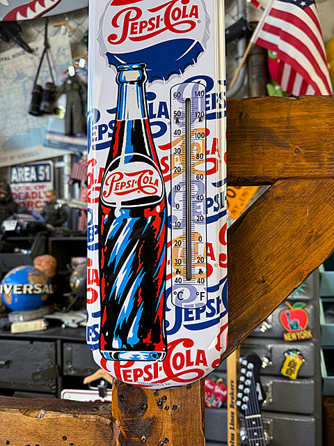 ペプシコーラ サーモメーター （1950年代ロゴ） □ アメリカン雑貨
