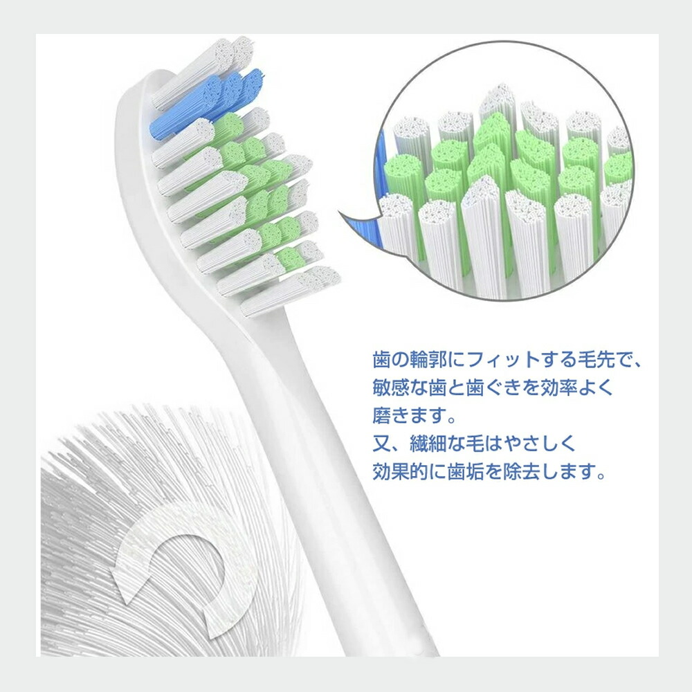 互換品】フィリップス ソニッケアー 替え ブラシ コンパクト 互換替え