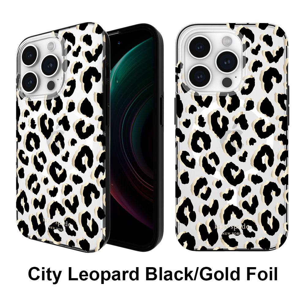 ケイトスペード】ウィスカーズ 猫 iPhone15ケース ホワイトマルチ