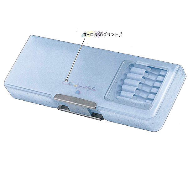 CRUX（クラックス） カルミエールクリア 両開き ペンケース 筆箱