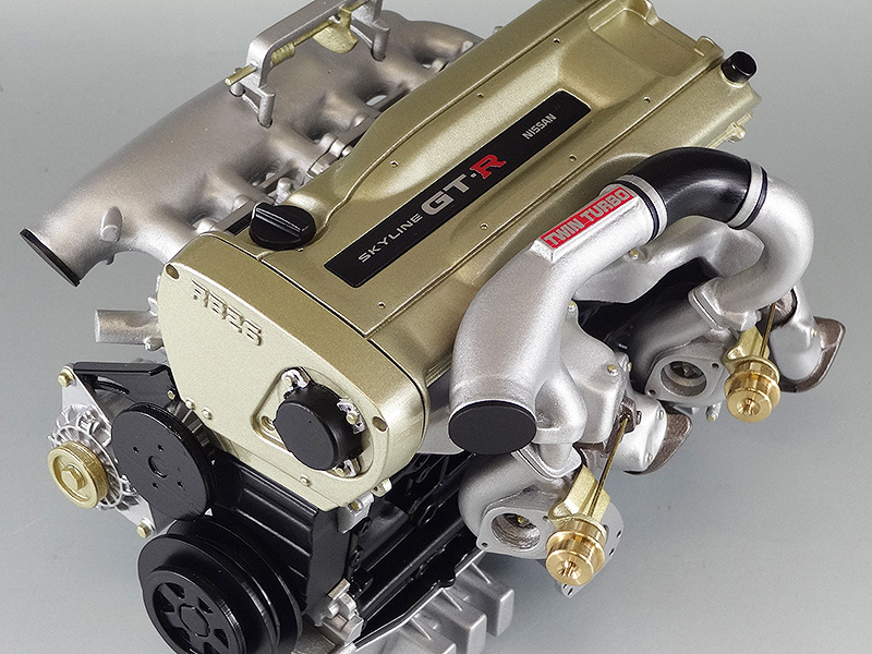 日下エンジニアリング 1/6スケールエンジンモデル RB26DETT BNR34 Nur