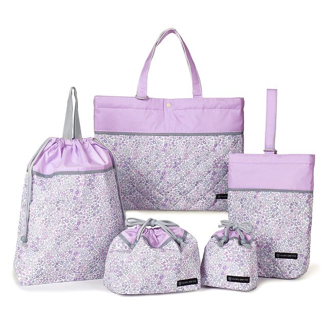 レッスンバッグ シューズバック 巾着袋 セット イチゴ水色 レッスン