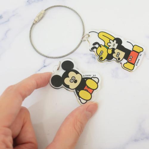 キーホルダー アクリルキーリング ディズニー×松本セイジ ディズニー