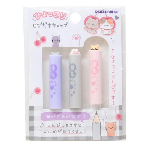 ポチャッコ えんぴつカバー5本セット 鉛筆キャップ LINE サンリオ