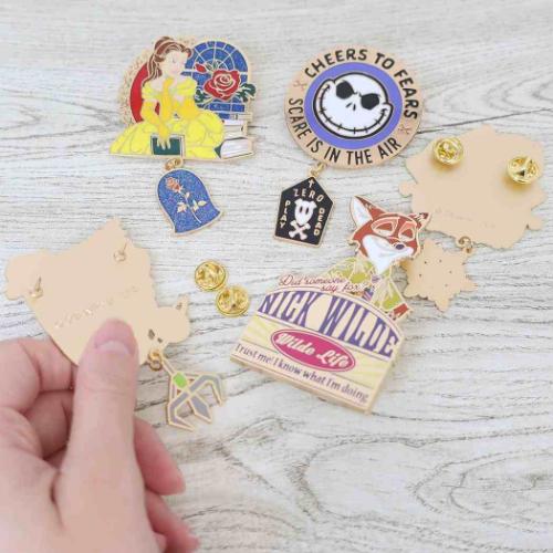 美女と野獣 グッズ ピンズ キャラクター コレクションピンバッジ ベル