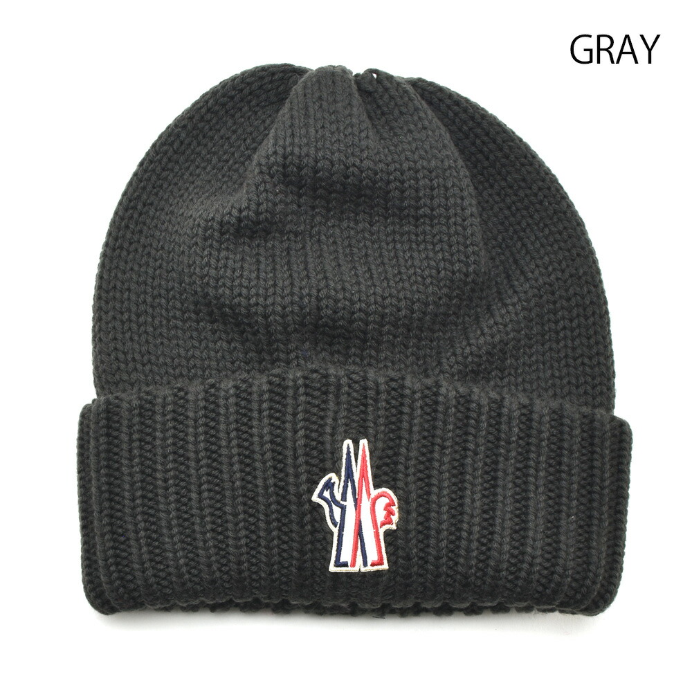 ゆずゆずです、MONCLER グレー ニット帽 ゆずゆず様専用です、MONCLER