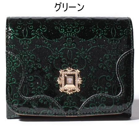 ANNA SUI（アナスイ） 折財布 ルーミー 二つ折り財布 : Clover Leaf