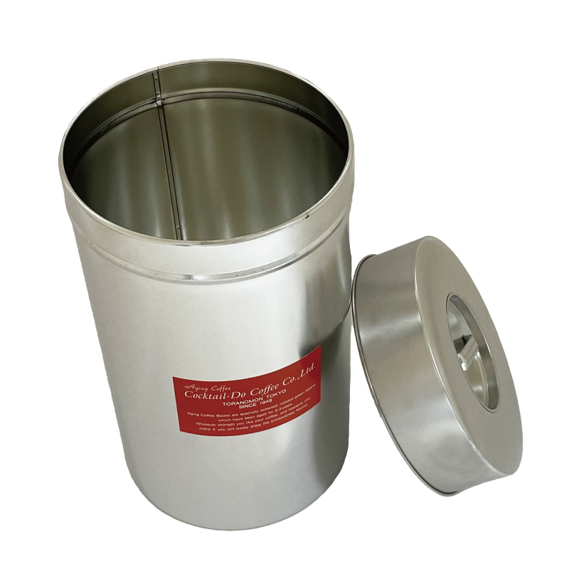 ブリキ缶 コーヒーの缶 大（12x18x17）ベルギー 【公式通販】