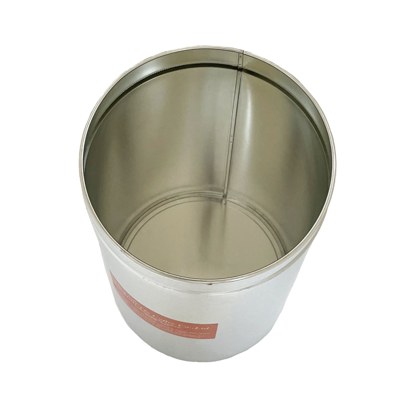 コーヒー 珈琲 コーヒーグッズ / コーヒー豆 貯蔵缶 大 ブリキ 手付 丸