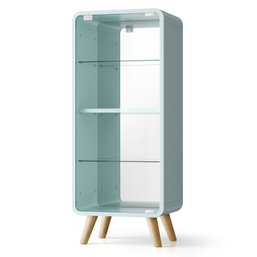 コレクションケース 4段 コレクションシェルフ ガラスディスプレイ