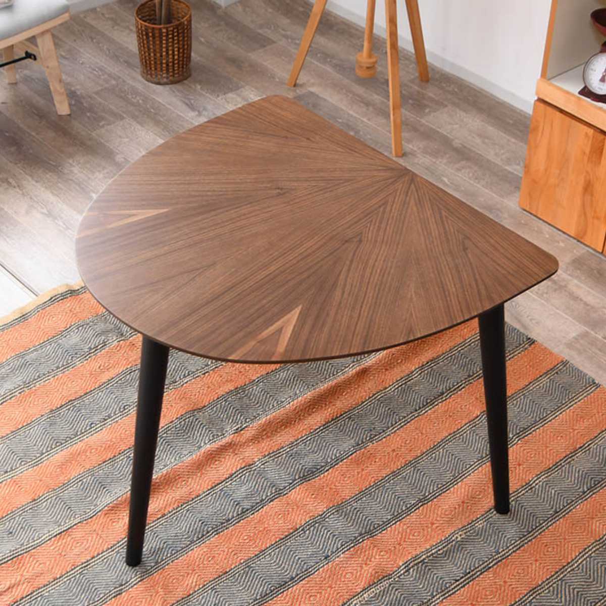 ダイニングテーブル 半円型 幅90cm マリヤ （ 円形 丸 ラウンド