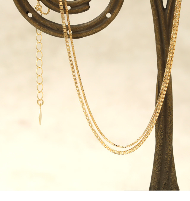 DEVAS 18金 アンクレット k18 ゴールド 18k レディース ベネチアン 2連