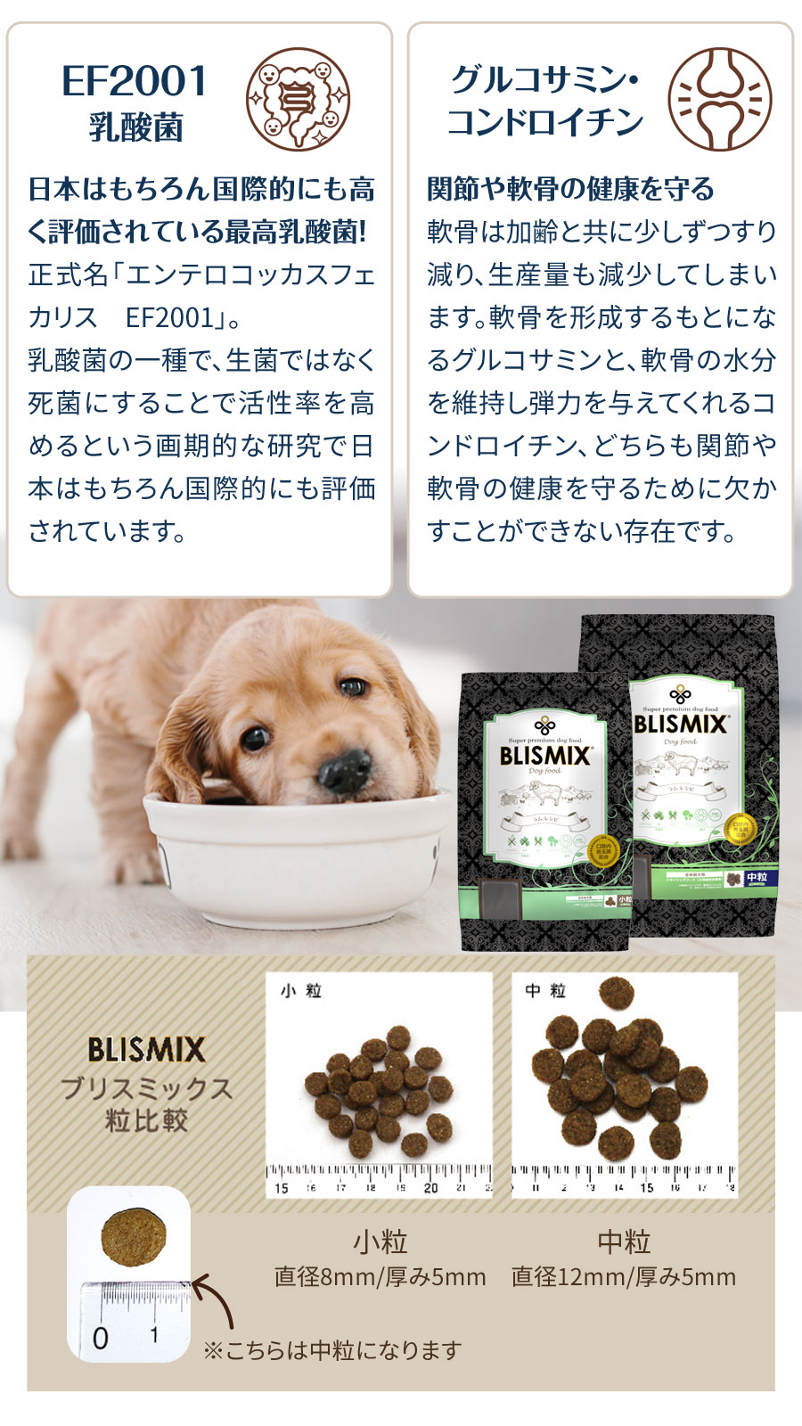 BLISMIX（ブリスミックス） (選べるプレゼント付き) ラム 小粒 3kg