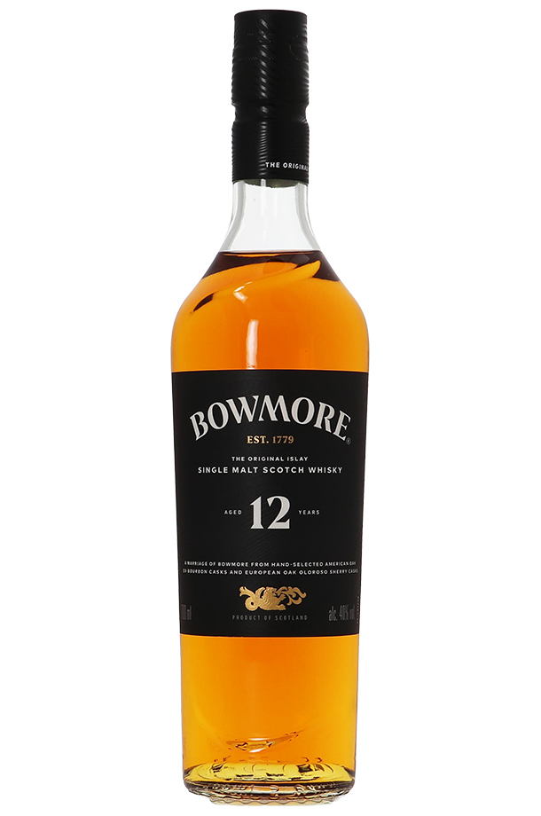ボウモア ウイスキー 12年 40度 箱付（角箱） 正規 700ml シングル