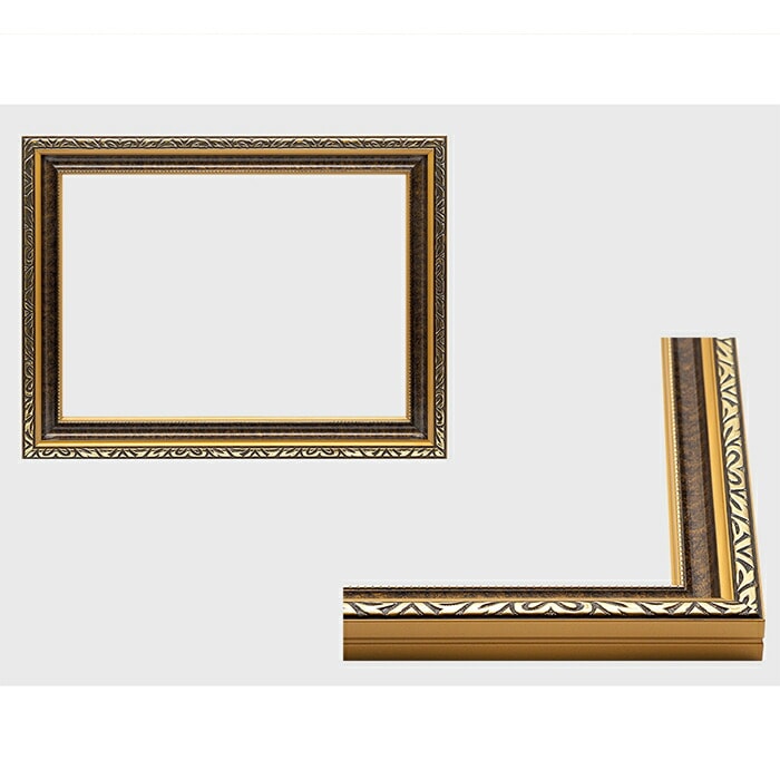 額縁専門店ないとう 高級賞状額縁 金雲 五市（509×358mm） 前面UV