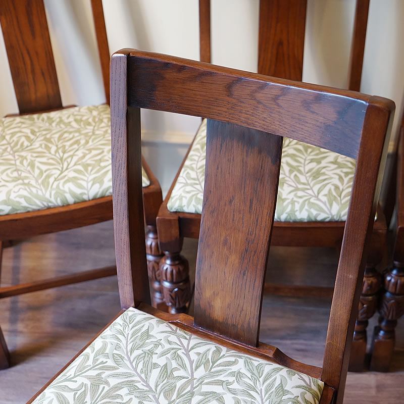 アンティーク家具 リプロダクト ダイニングチェア 4脚セット 椅子