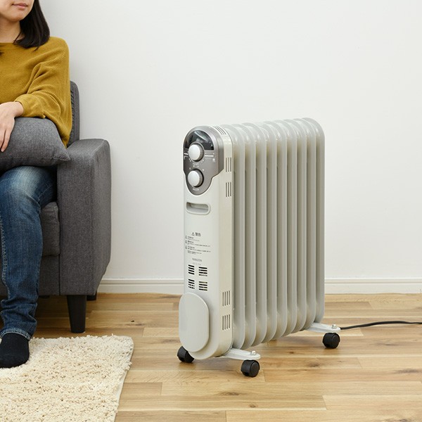 オイルヒーター ヒーター ストーブ 暖房器具 暖房機 オイルラジ:Q2R24