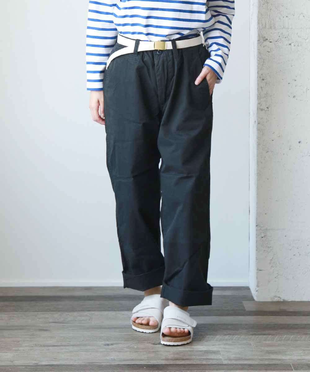 MASTER&Co（マスターアンドコー） ベルト付き コットン チノパンツ