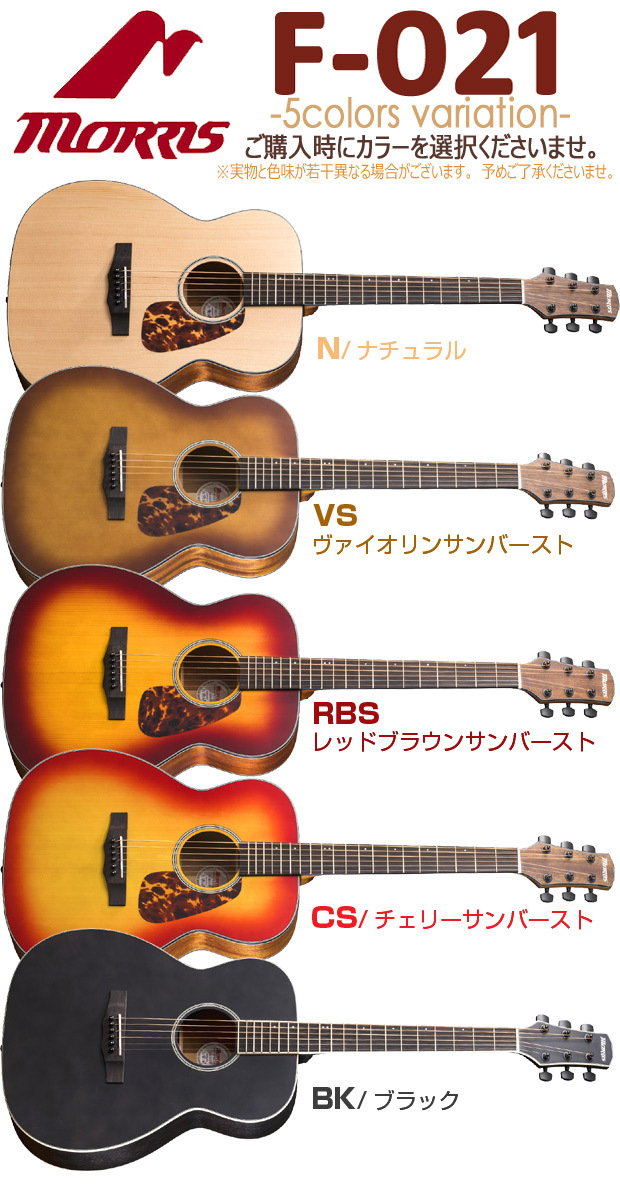 Morris モーリス アコースティックギター MORRIS F-021 アコギ トップ