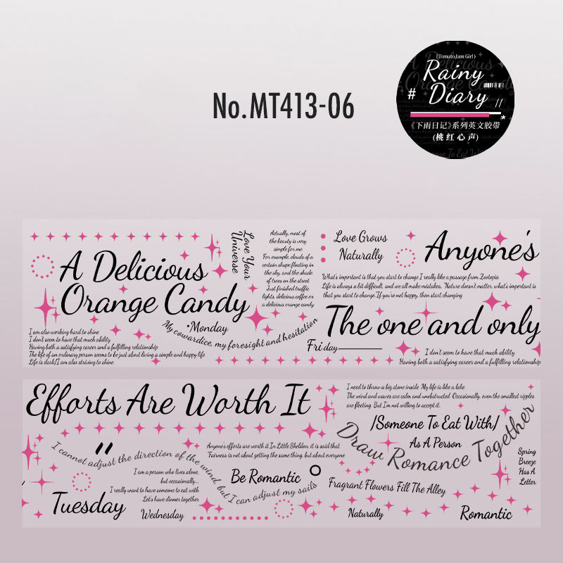 コラージュ 素材 マスキングテープ マステ 英字 英文 フレーズ