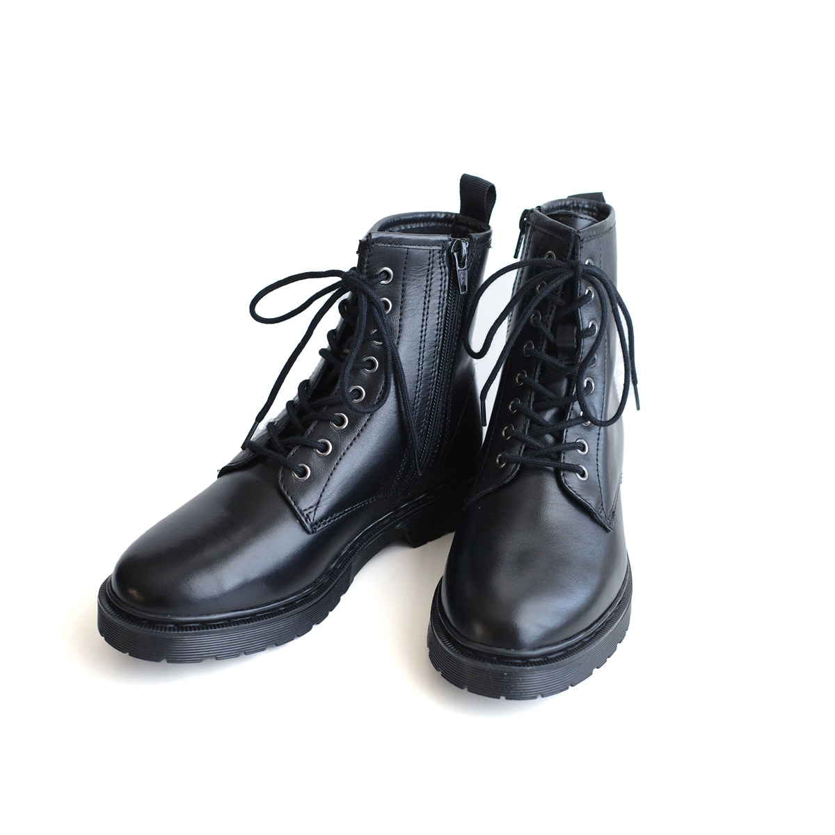 ショートブーツ 本革 レディース 編み上げ 痛くない 歩きやすい 牛革