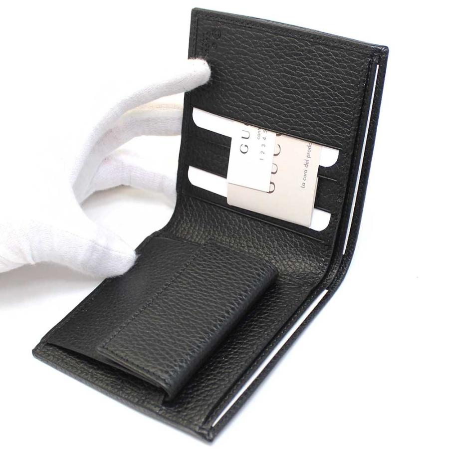 GUCCI（グッチ） 財布 二つ折り財布 メンズ GGナイロン ブラック