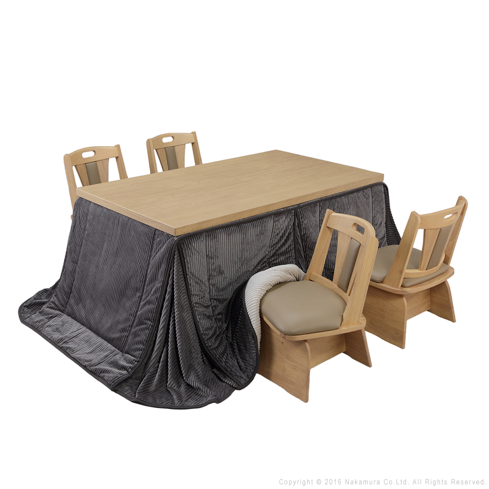 yoshibo③カリモク、ダイニング炬燵セット（③/⑤） yoshibo③カリモク